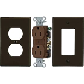 Brown Outlets & Wallplates
