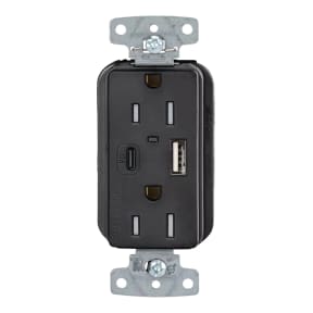 USB Charger Duplex Receptacles Type-C and Type A-C