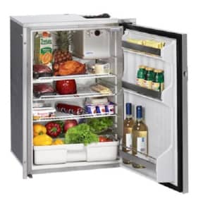 Open View of Isotherm Cruise 130 Drink Stainless Steel AC DC Fridge Only - 4.6 Cu Ft,130 Liters