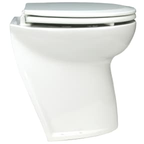 Deluxe Flush Electric Toilet - 17" Seat, Angled Back