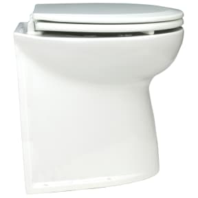 Deluxe Flush Electric Toilet - 17" Seat, Straight Back