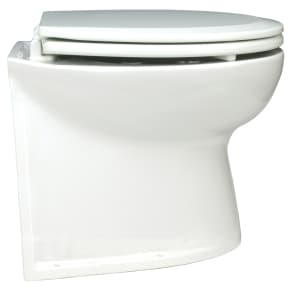 Deluxe Flush Toilet - 14" Seat, Straight Back