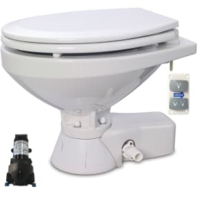 Quiet Flush Electric Toilet - Regular Bowl