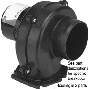 Jabsco Blowers & Parts | Fisheries Supply