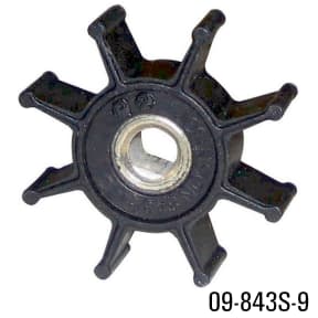 09-843S-9 of Johnson Pumps Flexible Impellers - MC97, Nitrile & Neoprene