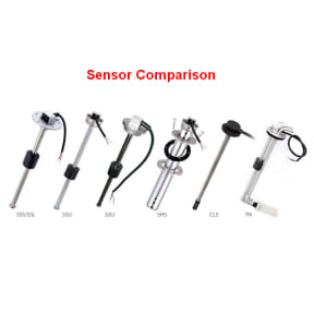 Sensor Models Comparison of KUS Americas S3 - BSP Thread Fuel / Water Tank Sender - European Standard Signal Output