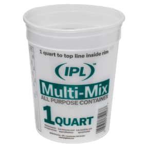 quart of Encore Plastics Mix'n Measure Buckets - Plastic