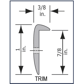 L-Trim - 6 ft. x 1" Lengths