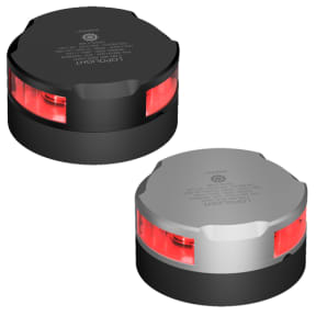combo of Lopolight 2 NM All-Round Red LED Nav Light - All Vessels Under 50m, Horz Mnt