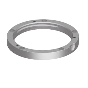 Lopolight Ultra-Low Ring Base for Horizontal Mounting Nav Lights, Silver