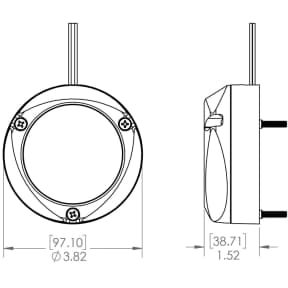 Zambezi Mini Surface Mount Underwater Light