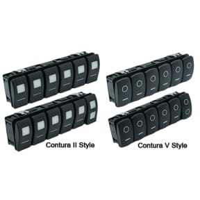 VMM6 - Contura Series Digital Switch Module, 6 Rocker