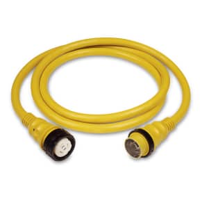 Marinco PowerCord 50A 125V Yellow Cordset, 75 feet