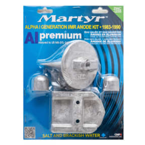 cmalphagen1kita of Martyr Alpha I Generation MerCruiser Anode Kit - Aluminum