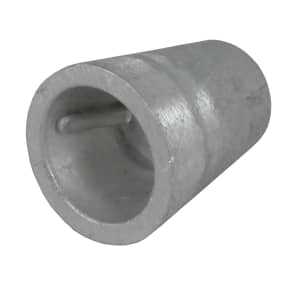 side of Martyr Beneteau Aluminum Anode