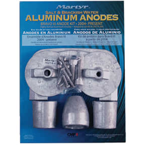Mercury Bravo 2 & 3 Anode Kit - Aluminum