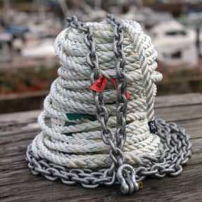 Superior Anchor Rode: 3 Strand Rope + Grade 43 High Test Chain