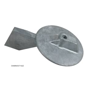 back 51231 of Martyr Yamaha Skeg Anodes - Zinc