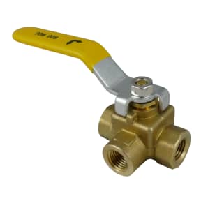 940464 of Midland Metals Brass 3-Way Ball Valves - Small Sizes