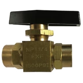 Panel Mount Brass Ball Valves - Female x Female