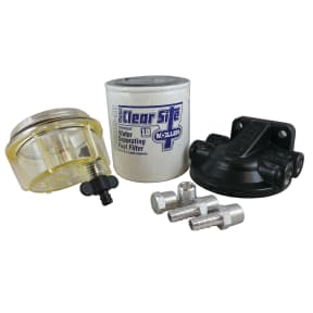 Moeller Clear Site Water Separating Fuel Filter - Outboard Engines, Aluminum Head