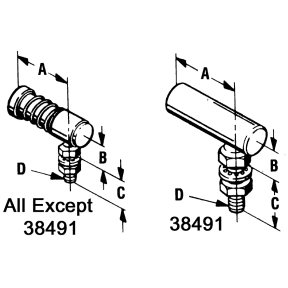 diagram of Morse Controls Ball Joints - for 60 Series Engine Control Cables