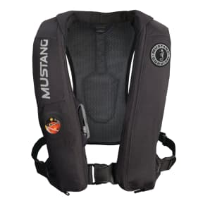 Black Version of Mustang Survival Elite HIT Automatic Inflatable PFD