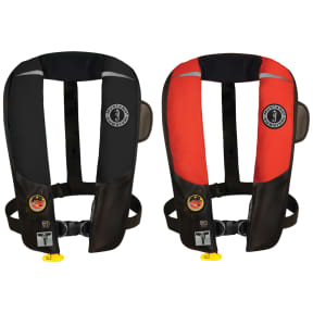 Group View of Mustang Survival HIT Automatic Inflatable PFD with Sailing Harness
