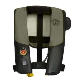 Olive and Black Version of Mustang Survival HIT Auto Inflatable Law Enforcement PFD
