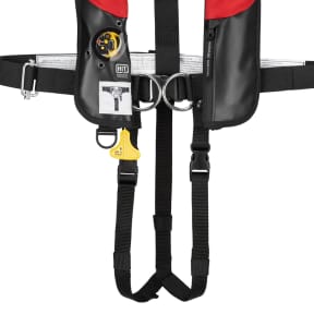 in use of Mustang Survival Leg Strap Accessory