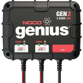 GEN2 Genius On-board Battery Charger, 2 Banks/20A
