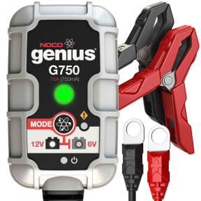 Front View of Noco Genius G750 UltraSafe Battery Charger and Maintainer