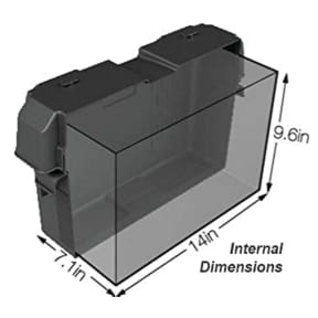 Universal Group 24-31 Snap Top Battery Box