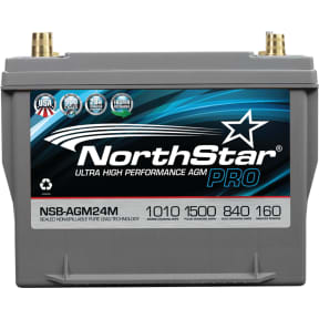 12V Group 24 AGM Start/Deep Cycle Battery
