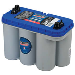 main view of Optima Batteries 12V Optima BlueTop Group 31 AGM Start / Deep Cycle Battery - 75 Ah, 900 CCA