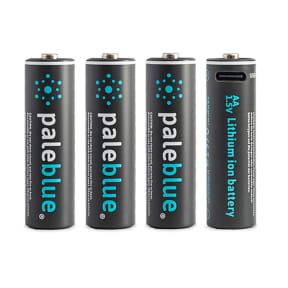 Pale Blue Earth Inc AA Lithium-Ion USB Rechargeable Smart Batteries
