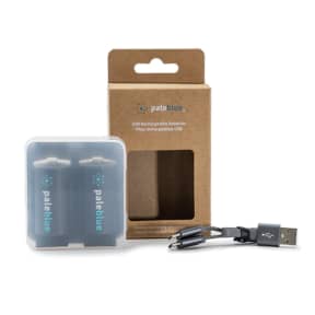 Pale Blue Earth Inc C-Cell Lithium-Ion USB Rechargeable Smart Batteries Contents