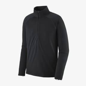 44447-blk of Patagonia Men's Capilene Midweight Zip-Necks