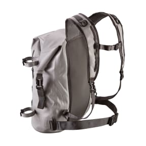 side view of Patagonia Stormfront Roll Top Pack