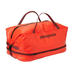 orange of Patagonia Stormfront Wet/Dry Duffel 65L