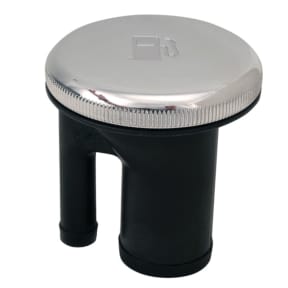 main of Perko EPA Sealed Ratcheting Chrome Cap Fuel Fill w/ Pressure Relief Valve - Straight Neck