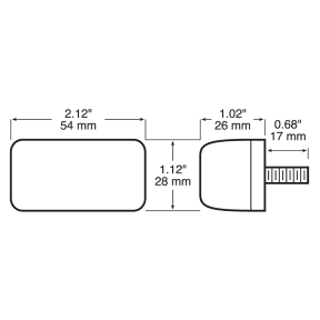 P2 Rectangular LED Marker/Clearance Light