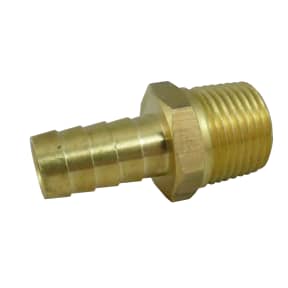 Male Pipe to Hose Adapter - Machined Brass - Lead Free