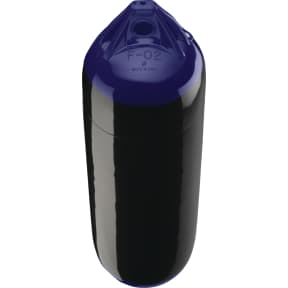 black with blue tips of Polyform US Polyform F-Series Boat Fenders