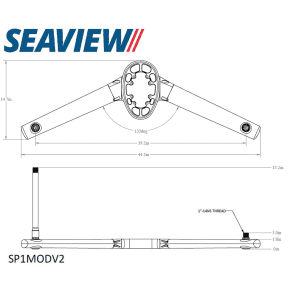M1/M2 Modular Radar Mount Spreader Kits