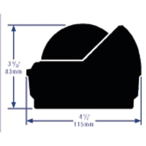 Voyager Surface Mount Compass - 3&#34; Dial