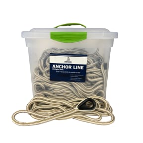 Samson HarborMaster Double Braid Nylon Anchor Lines - White and Gold