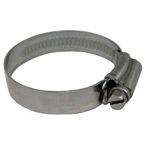 main view of Scandvik 316 SS Premium Solid Band Hose Clamps