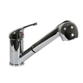 front view of Scandvik Chrome Swivel Spout Galley Mixer