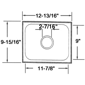 Rectangular Sinks 